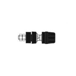 STEKKERBUS ZWART 4MM 60VDC 35A