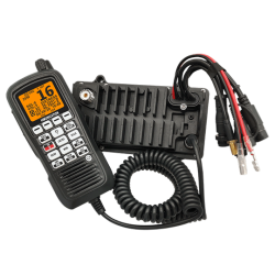 VHF MARINE RADIO MET AIS+DSC+GPS ATIS ZWART
