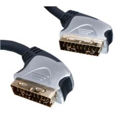 SCART 21P MALE-MALE 10.0M HIGH QUALITY