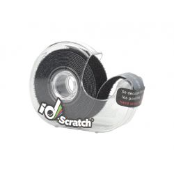 KLITTENBAND ROL 2M X 2CM ZWART