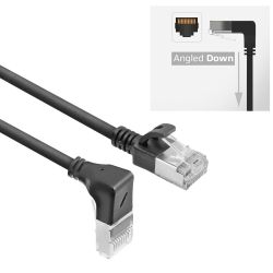 PATCHKABEL U/FTP CAT6A 5,00M RECHT NAAR HAAKS BENEDEN