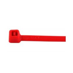 KABELBINDER 200X2.5MM ROOD 100 STUKS