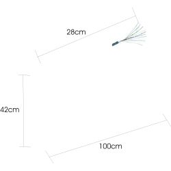 KRULSNOER 26 ADERIG 172CM/250CM