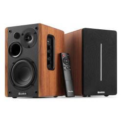 ACTIVE BOOKSHELF SPEAKER SET 120W BLUETOOTH HOUT