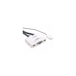 KVM SWITCH 2 VOUDIG VGA/USB/AUDIO