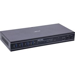 KVM SWITCH 2 VOUDIG HDMI 4K60HZ DUAL MONITOR