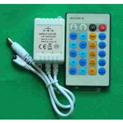 1 KANAALS LED CONTROLLER MET AFSTANDBEDIENING 12VDC/24VDC 6A