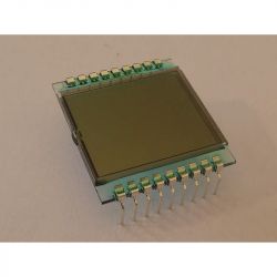 LCD DISPLAY 2 DIGIT 12,7MM PINS 7,5MM TRANSFLECTIVE 5 STUKS