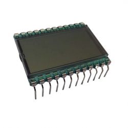 LCD DISPLAY 3 DIGIT 8,9MM PINS 7,5MM TRANSFLECTIVE 5 STUKS