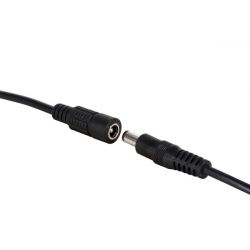VOEDINGSCONNECTOR VOOR LEDSTRIP MALE-FEMALE 50CM KABEL 24V/2A
