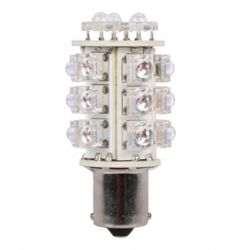 LEDLAMP BAJONET BA15S 12VDC 18 LEDS 4-5W 60LM 270GRADEN WIT