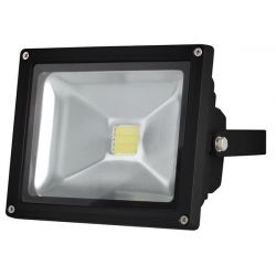 BOUWLAMP LED 20W 1200LM 3000K IP65 230V ZWART