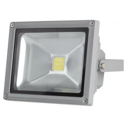 BOUWLAMP LED 20W 1200LM 3000K IP65 230V GRIJS