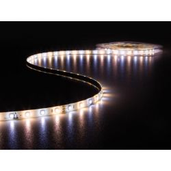 LED STRIP WARM & KOUDWIT 300 LEDS IP61 ZELFKLEVEND INCL. 12VADAPTER MET CONTROLLER EN AFSTANDBEDIENING