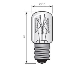 LAMP SCHROEF E12 12V 3W