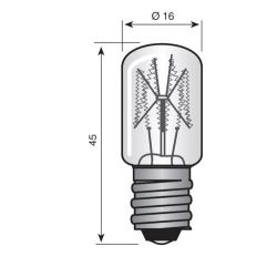 LAMP SCHROEF E12 220V 10W