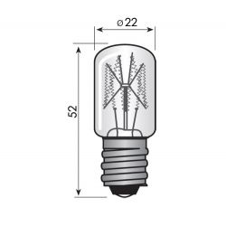 LAMP SCHROEF E12 220V 15W
