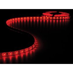 LED STRIP ROOD 1M X 8MM  12VDC/4.8W 60LEDS/P.M. IP61 ZELFKLEVEND