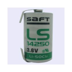 LITHIUM 3.6V 1200MA 1/2AA 14.6X24.8MM MET SOLDEERLIPPEN