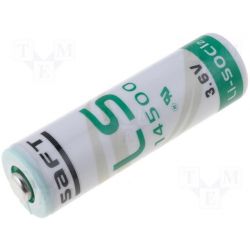 LITHIUM 3.6V 2450MA AA 14.1X50MM