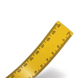 MAGNEET LINIAAL 100CM 2 STUKS