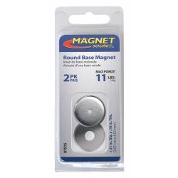 MAGNEET 31X4.6MM KERAMISCH MET 3.5MM GAT IN VERCHROOMDE BEHUIZING