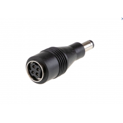 VOEDINGS PLUG R7B 4P FEMALE NAAR DC 2.5X5.5MM PLUG