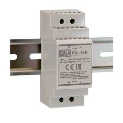 INSCHAKEL STROOM BEGRENZER 230VAC 16A CONSTANT 23A PEAK300MS 2500 UF DIN RAIL