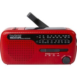 NOODRADIO OPWINDBAAR + SOLAR FM/MW/SW1/SW2 ACCU 600MA