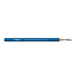 KABEL MICROFOON BLAUW 2X0.22MM2 PROFESSIONAL QUALITY 100M