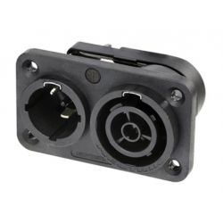 POWERCON TRUE1 DUBBEL CHASSIS FEMALE EN MALE 16A