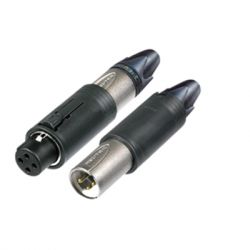 XLR PLUG 3P MALE OF 3P FEMALE