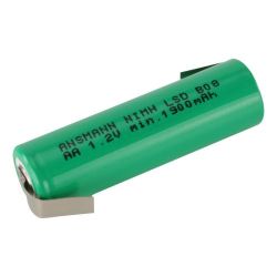 NIMH 1.2V 2100MA AA 14.5X49,2MM MET SOLDEERLIPPEN
