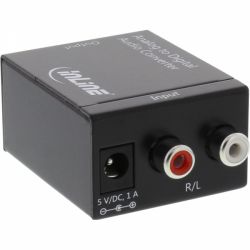 CONVERTER RCA AUDIO ANALOOG NAAR AUDIO OPTICAL DIGITAAL