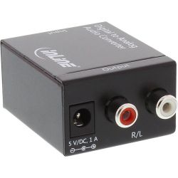 CONVERTER AUDIO OPTICAL DIGITAAL NAAR RCA AUDIO ANALOOG