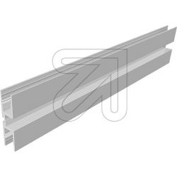 ALUMINIUM U-PROFIEL VOOR WAND EN PLINT 1M 70X18,5MM