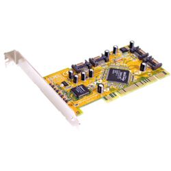 INTERNE SATA PCI KAART EXTERNE CONNECTOREN GEEN