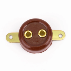 STOPCONTACT ROND BRUIN