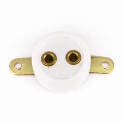 STOPCONTACT ROND WIT