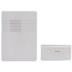 DRAADLOZE DEURBEL 1 DRUKNOP 230VAC