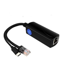 POE (POWER OVER ETHERNET) SPLITTER NAAR USB-C 5V 4,0A