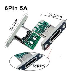 USB-C 3.1 CHASSISDEEL 6PIN 5A