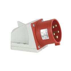 CEE CHASSIS OPBOUW ROOD 5 POLIG 16AMP/380V MALE