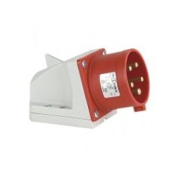 CEE CHASSIS OPBOUW ROOD 5 POLIG 32AMP/380V MALE