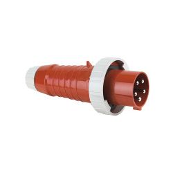 CEE STEKKER ROOD 5 POLIG 63AMP/380V IP67