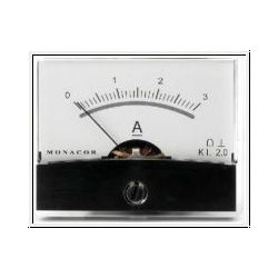 PANEELMETER 60X45MM 3A DC KLASSE 2.5 (VERLICHTING OPTIE)