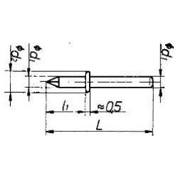 PRINTPENNEN 1.3X10MM 25 STUKS VERTINT