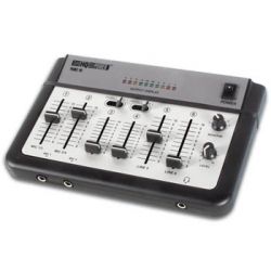 MENGPANEEL 6 KANAALS 10 INPUTS (4XLINE/2 MICROFOONS)VOORAFLUISTERING
