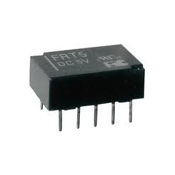 RELAIS PRINT  5VDC/178 OHM/28MA 2XWISSEL 125VAC/0,5A 30VDC/1A 5 STUKS