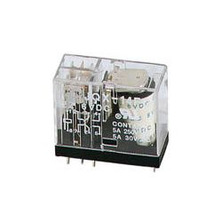 RELAIS PRINT 2XOM  6VDC 72 OHM SCHAKELVERMOGEN  5A/30VDC 220VAC